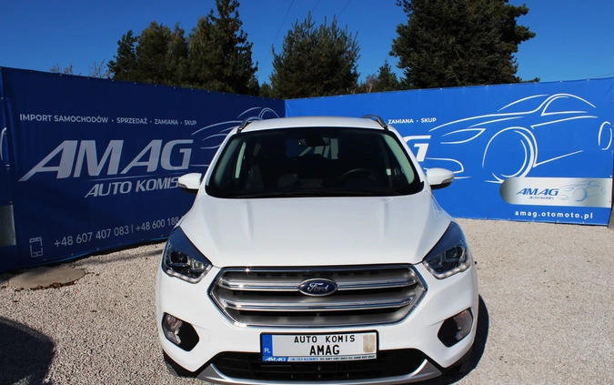 Ford Kuga cena 82900 przebieg: 46600, rok produkcji 2019 z Grudziądz małe 497